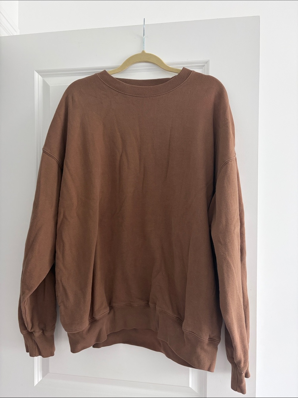 Unisex brown sweatshirt